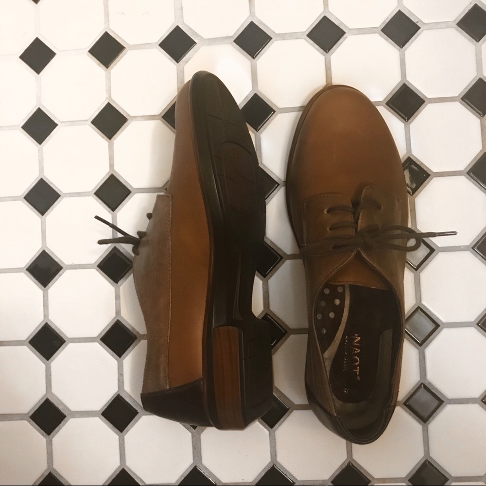 Leather NAOT oxfords  BRAND NEW